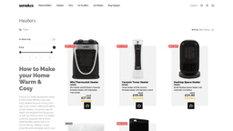 Senelux collection page