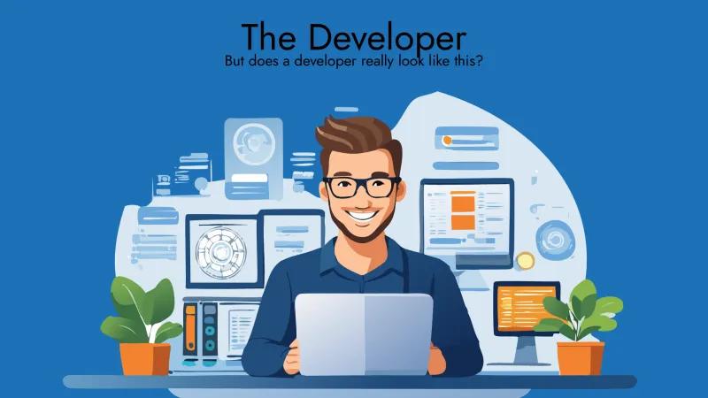 The default developer, but does a developer really look like this?