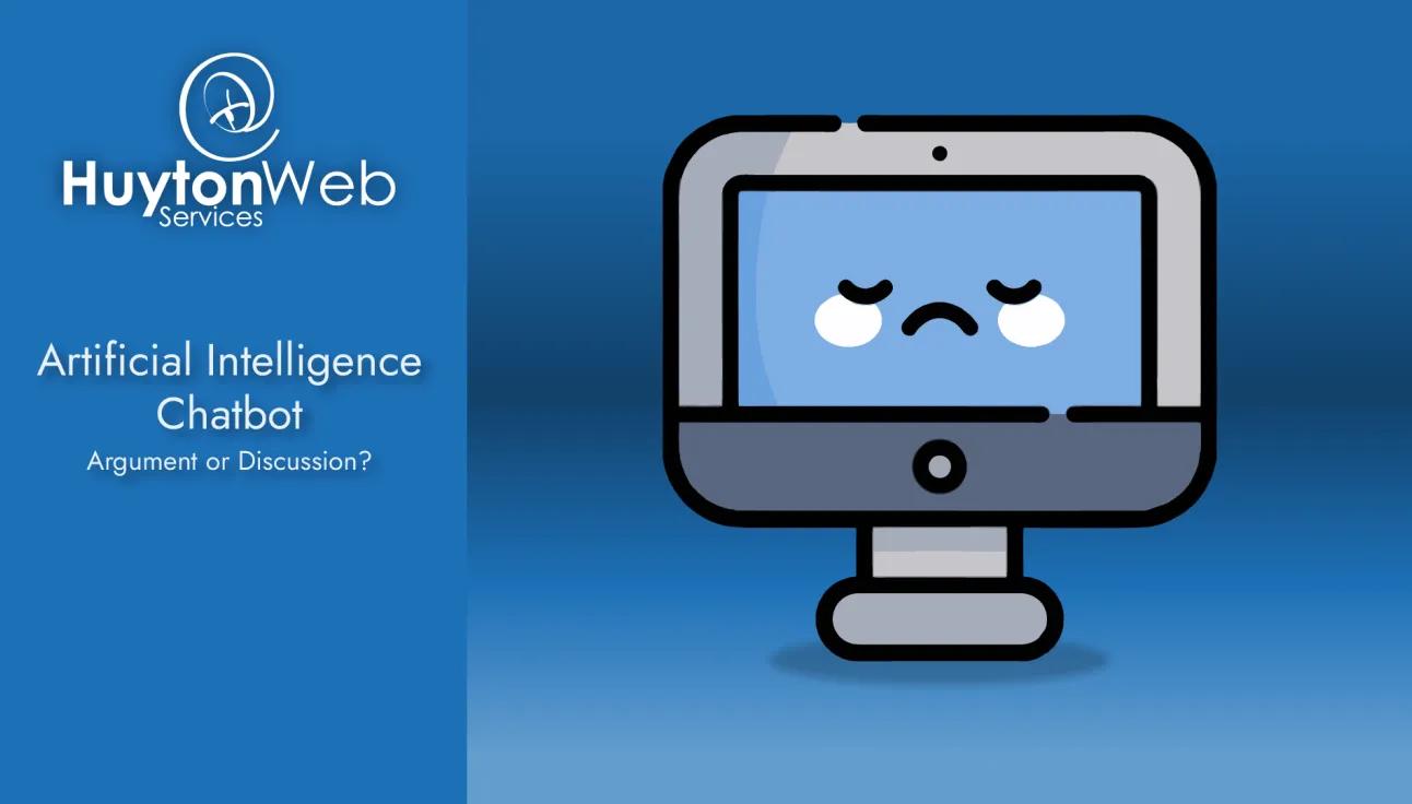 Showing information on Argument/discussion with an LLM/AI Chatbot