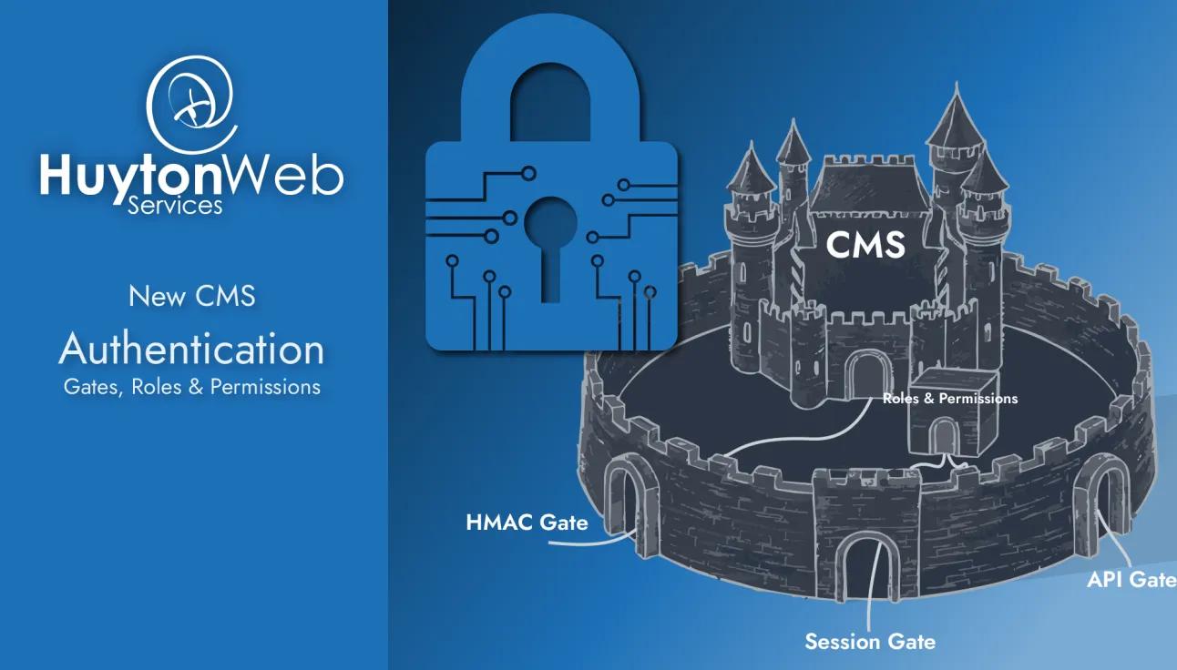 Showing information on New CMS - Authentication
