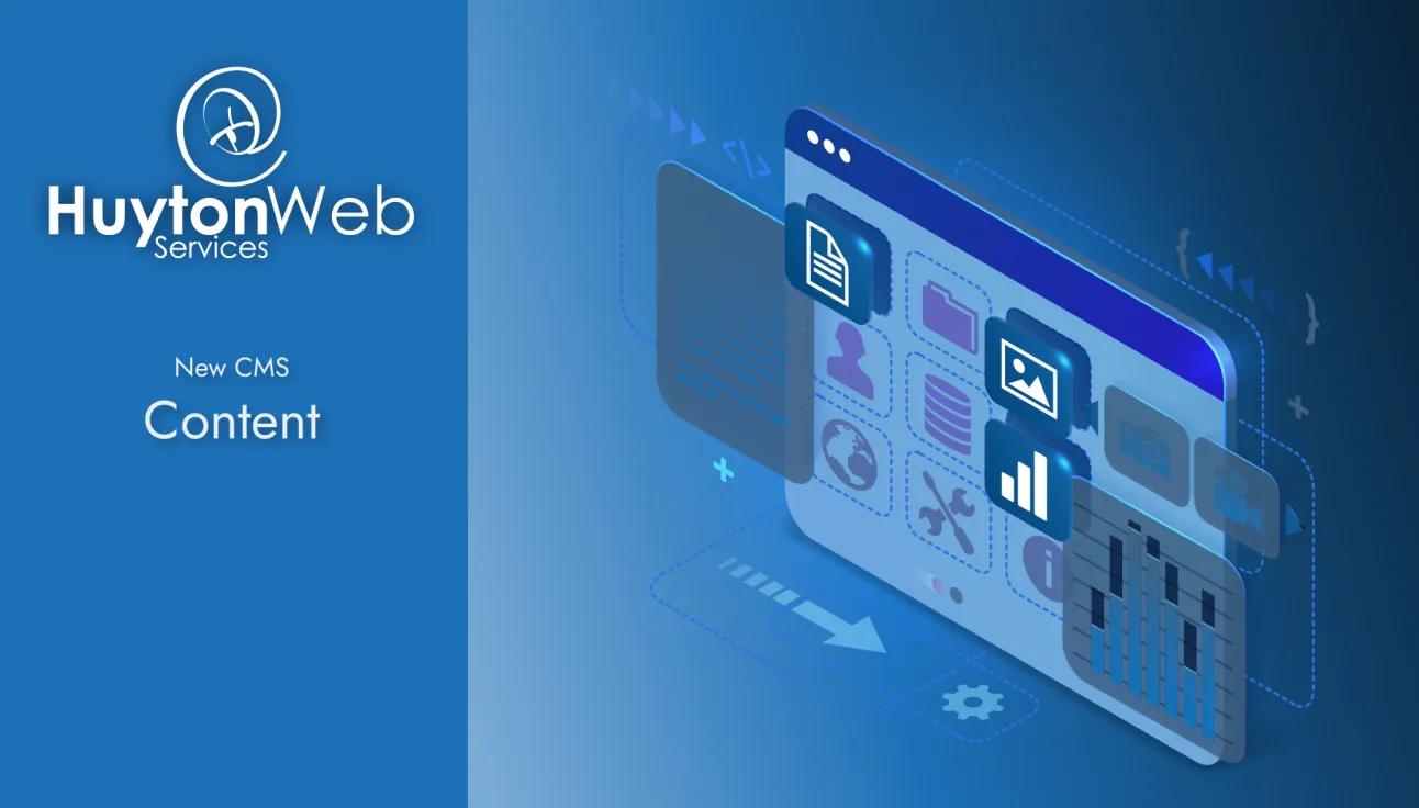 Showing information on New CMS - Content